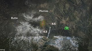 California earthquakes: Plumas County earthquake doublet a rarity