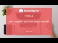 Webinar: Jumpstart your cloud journey with AWS