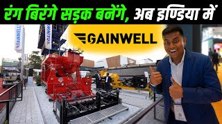 Gainwell के ये Road Construction Machine, अब इण्डिया में | Micro Surfacing \u0026 Crack Sealing Machines