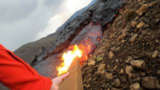 I've always wanted to poke red hot lava with a stick.