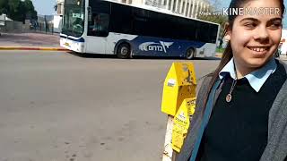 Buses in Netivot, Israel.