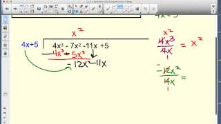 Long Division of Polynomials Example 2