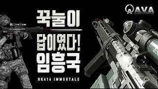 🐶🎮 꾹눌이 답이였다! 임흥국 HK416 Immortals 아바온라인 FPS 게임 / #allianceofvaliantarms #ava戰地之王 #DUNDOG #gaming #게임