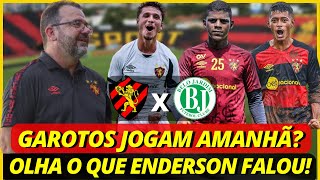 💣💥Acabou de Sair! Garotos Jogam Contra Belo Jardim? Últimas Notícias do Sport Recife
