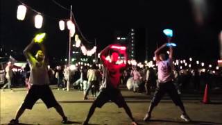 【ヲタ芸】 夏祭りに暴れたよおおおお 【中3】