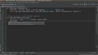 Python Network Packet Sniffer Tutorial 2 Formatting MAC Address