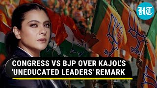 'Why Are Bhajpaiyas Upset?': Congress Asks After Kajol Clarifies 'Uneducated Leaders' Remark