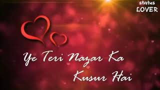 Yeh Jo Halka Halka Suroor Hai | Rahat Fateh Ali Khan | Lyric Status | Best Status | Status Lover