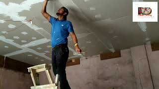 Gypsum board finishing | RD False Ceiling | INDIA