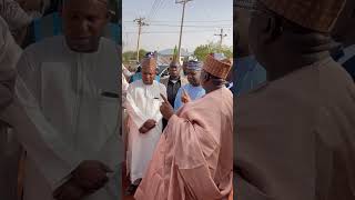 Gov. Of Kebbi State, Dr. Nasir Idiris Kauran Gwandu inspecting ongoing renovation of township Rd.