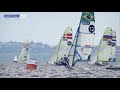 full 49erfx yellow fleet qualification race 3 aarhus 2018