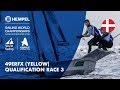 Full 49erFX Yellow Fleet Qualification Race 3 | Aarhus 2018