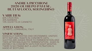 WINECULT Bottle Breakdown - Andrea Picchioni 2020 Oltrepo Pavese, Solinghino