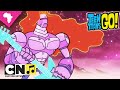 teen titans go | rise up & night begins to shine music video | cartoon network