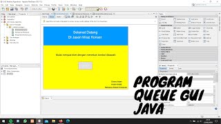 Program Queue Java GUI