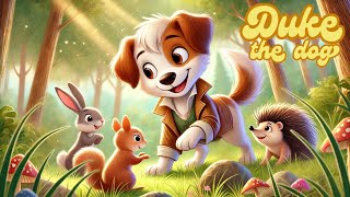 Duke the Brave Dog and the Forest Adventure | A Heartwarming Story About Leadership and Friendship