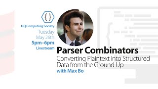 Parser Combinators with Max Bo