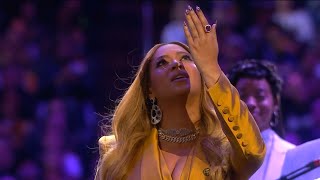 Beyonce's tribute to Kobe and Gianna at the Staples Center