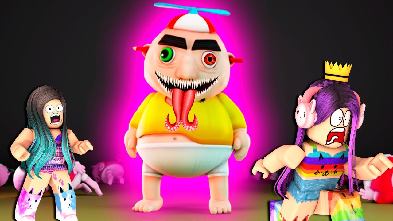 Escape Do Bebê Malvado Obby Roblox Youtube