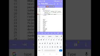 HTML part 8 - Forms 1