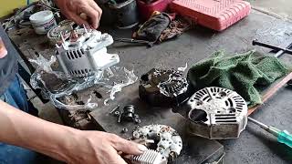 dahil walang mabilhan ng pyesa nakipag swap na lang ng IC at Rectifier ng alternator ng toyota1rz