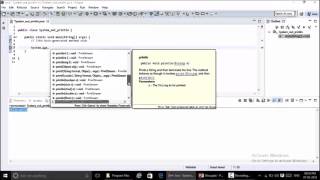 Java System.out.println() - English