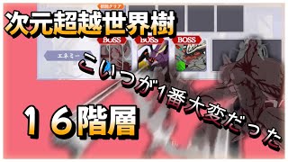 【カゲマス】ユグドラシル（次元超越世界樹）16階層 最初のボスが曲者やったな