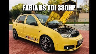 FOR SALE PROJECT ŠKODA FABIA RS TDI 330HP#TURBO2566 #TEST@ACCELERATION #DRIVER VORY TDI