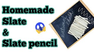 Homemade slate and slate pencil | DIY Slate | DIY Slate Pencil | How To Make Slate and Slate Bar