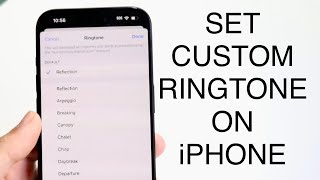 How To Set Custom Ringtone For Contact On iPhone! (2023)