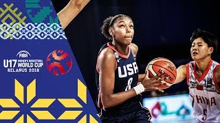 China v USA - Full Game - FIBA U17 Women’s Basketball World Cup 2018