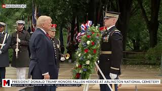 🇺🇸 President Trump Leads Memorial Day Wreath Ceremony at Arlington Cemetery for 5th Time [2026]