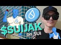 $SUIJAK - SUIJAK TOKEN CRYPTO COIN HOW TO BUY SUI MEMECOIN BLOCKCHAIN CETUS BLUEMOVE TURBOS FINANCE