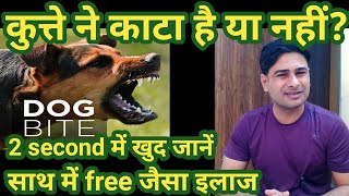 कुत्ते के काटने पर तुरंत क्या करें || kutte ke katne par kya karen || dog bites treatment