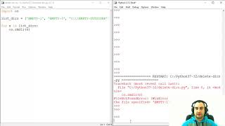 How To Delete Multiple Empty Folders from List with Python