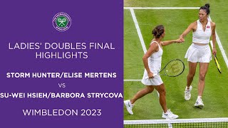 Hunter/Mertens vs. Hsieh/Strycova: Ladies' Doubles Final Highlights | Wimbledon 2023