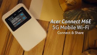 Acer Connect M6E 5G Mobile Wi-Fi | Connect \u0026 Share |Acer