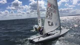 Laser 4.7 sailing