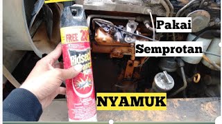 Cara mengatasi FuelPum Masuk angin Backhoe loader