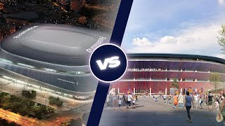 New Camp Nou vs. New Santiago Bernabéu | The Future of El Clásico! 🏟️🔥