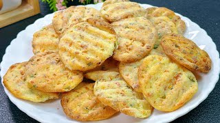 Crispy Potato Cakes : Make Snacks at Home with Potatoes, No Water, No Oil, Kids Love It❗脆脆薯饼用土豆轻松做零食