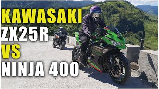 KAWASAKI ZX25R VS NINJA 400