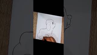 How to Draw cute Puppy with pencil #artist #shorts #puppy #asmr #artist #drawing .  # satisfied