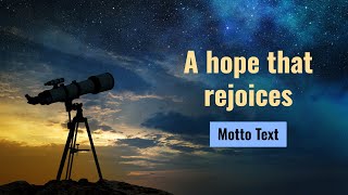 A hope that rejoices | Sermon Series #06 | Romans 12:9-21 | Gareth Jones