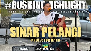 Sinar Pelangi-Projector Band | Busking Cover by Mamal Da Büska at Pasar Malam Bintulu