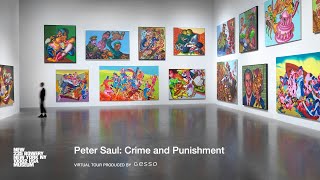 Peter Saul at the New Museum - Virtual Tour