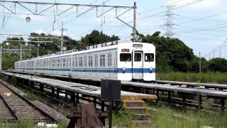 運用離脱中・休車中の8000系8138F・8177F・8111F　森林公園検修区にて