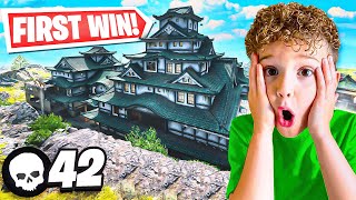 8 Year Old WINS First Game on ASHIKA ISLAND! Warzone 2 Season 2