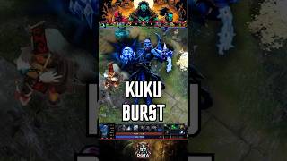 Kuku Burst #dota2 #dotaneverdies #FissurePlayground #kuku #talonesports #teamspirit #shorts