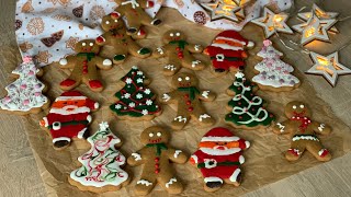 Zəncəfilli Yeni il Peçenyesi resepti - Gingerbread Christmas Cookies - Новогодние Имбирные пряники